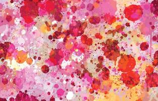 Pink and Red Abstract Ink Background Template vector