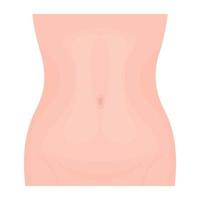 conceptos de abdomen de moda vector