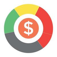 Doughnut Chart Concepts vector