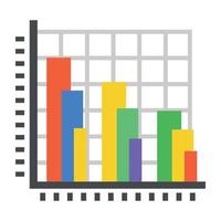 Column Graph Concepts vector