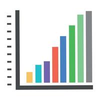 Column Graph Concepts vector