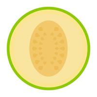 Trendy Cantaloupe Concepts vector