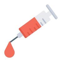 Donation Syringe Concepts vector