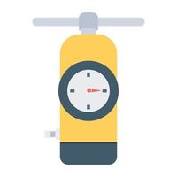 Oxygen Cylinder Concepts vector