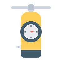 Oxygen Cylinder Concepts vector