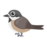 Trendy Sparrow Concepts vector