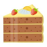 Cake Slice Concepts vector