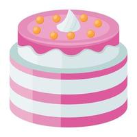 Strawberry Cake Concepts vector