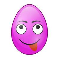 Trendy Emoji Egg vector