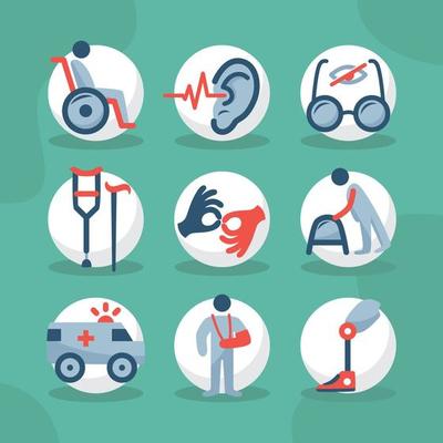 Disabilities Icon Collection