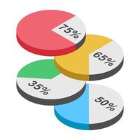 Abstract Pie Concepts vector