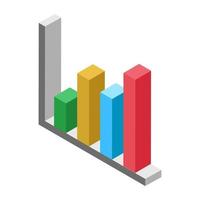 Bar Graph Concepts vector