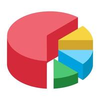 Pie Chart Concepts vector