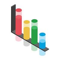 Bar Graph Concepts vector