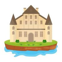 Trendy Castle Concepts vector