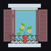 Window Shutter Concepts vector