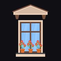 conceptos de ventana de moda vector