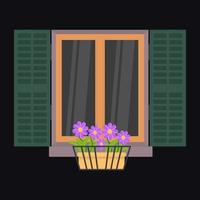 Window Shutter Concepts vector