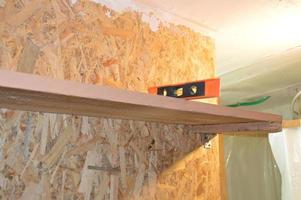 Making a wooden shelf with your own hands photo