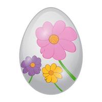 Floral Egg Concepts vector