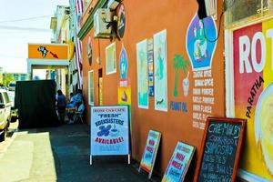 Cape Town South Africa 17. January 2018 Orange Indian restaurant in Bo-Kaap Schotsche Kloof, Cape Town. photo