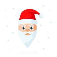 ilustración de navidad de santa claus vector