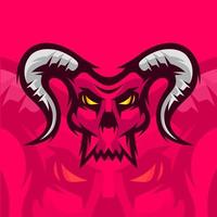 Devil Mascot Logo Design vector