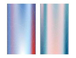 Abstract blue, pink and turquoise vertical background for design. Smooth satin vector gradient.