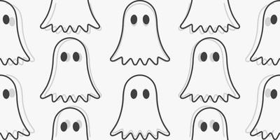 ghost pattern background. halloween vector illustration.