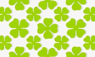 clover leaf pattern. design vector background.