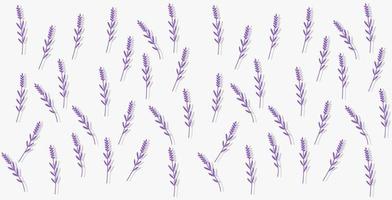 lavender flower pattern background vector. vector