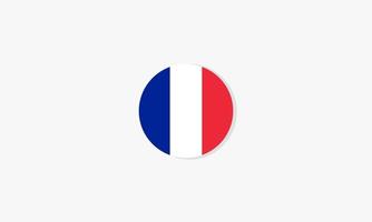 france circle flag graphic design vector. vector