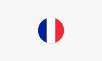 france circle flag graphic design vector. vector