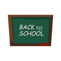 chalkboard back to school vector