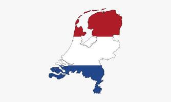 netherlands map vector design on white background