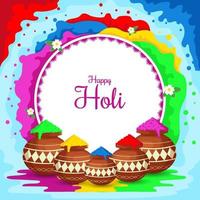 Holi Festival Background vector