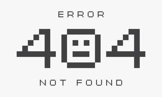 error 404 not found text design vector. vector