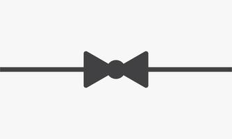 bow tie with string design template. vector