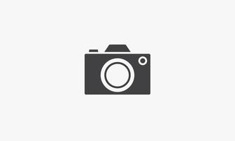 camera vector illustration on white background. creative icon.