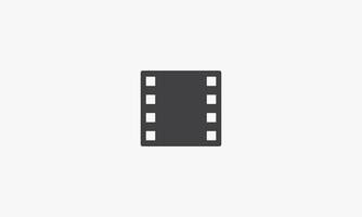 movie strip vector illustration on white background. creative icon.