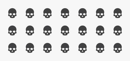 skull pattern background. vector illustration.