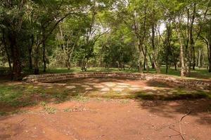 Dentro del parque olhos d agua en el ala norte de Brasilia, Brasil foto