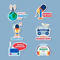 World Radio Day Celebration vector