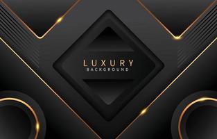 Luxurious Black and Gold Background vector