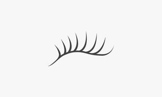 beauty eyebrow icon vector isolated on white background.