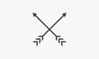 archery vector illustration on white background. creative icon.