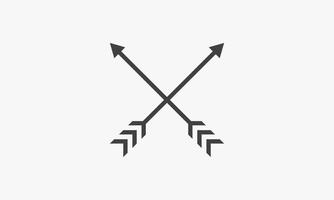 archery vector illustration on white background. creative icon.