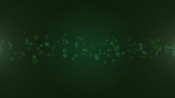 Green glow particles for technology background photo
