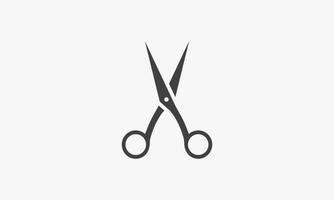 scissors icon.vector illustration on white background.