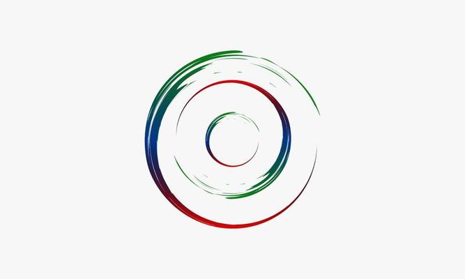multi colored ink vector illustration on white background. creative icon.